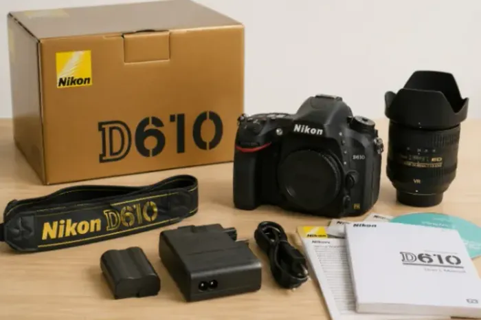 Nikon D610 Full Frame + Lente 24-85mm VR | 94 mil Cliques | Completa na Caixa