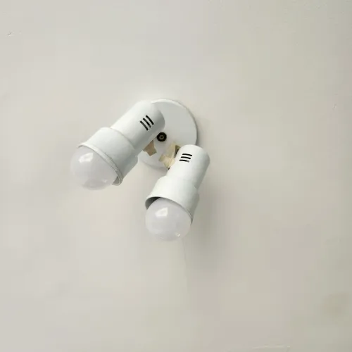 Luminária Spot Duplo Direcional de Teto (Branco)