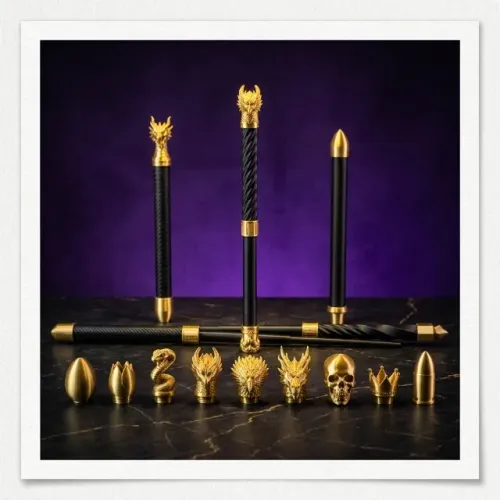 Kit 5 Varinhas Mágicas Harry Potter Modulares Combináveis