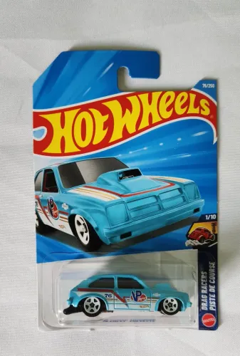 Miniatura Hot Wheels Chevrolet Chevette 78 Dragter Azul