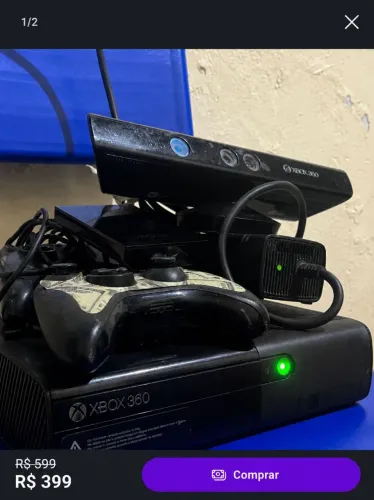 Xbox slim 360 bom desbloqueado aceito troca