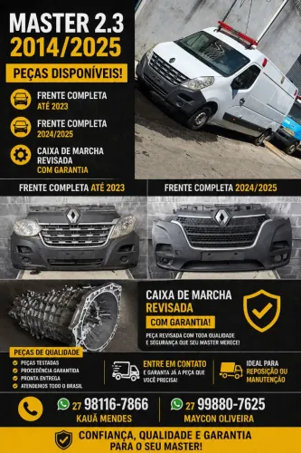 PEÇAS RENAULT MASTER 2.3 2014/2025 ?