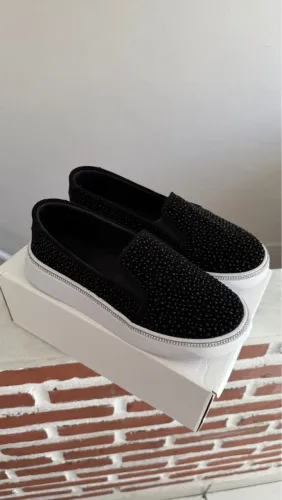 Slip On Feminino Brilho 36 LINDO