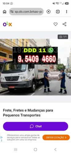 Mudanças fretes e carretos 