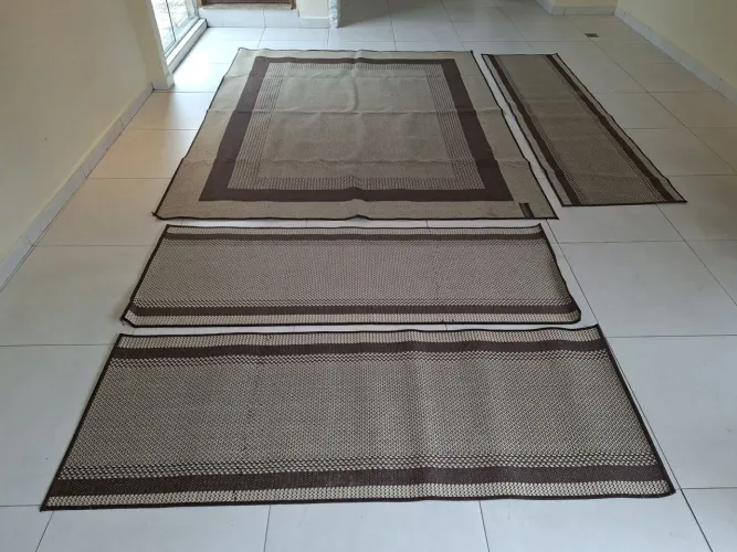 Jogo de tapetes em Sisal
