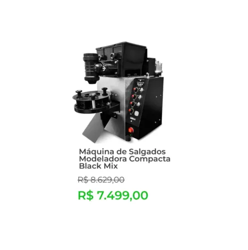 Modeladora de Salgados e Doces Compacta Print Black Mix