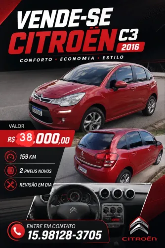 Citroen C3 Tendance 1.5 Flex 8V 5P Mec. 2016