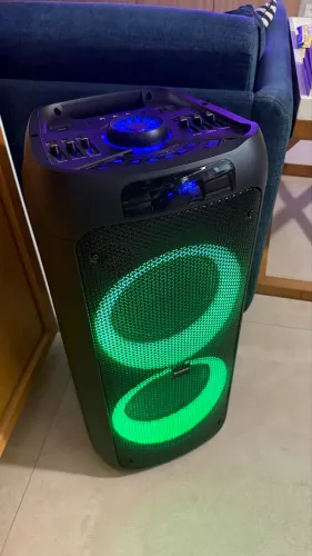 Caixa de Som Amplificada Bomber Party 1200 - 120W RMS (Moura/Bluetooth/P10)