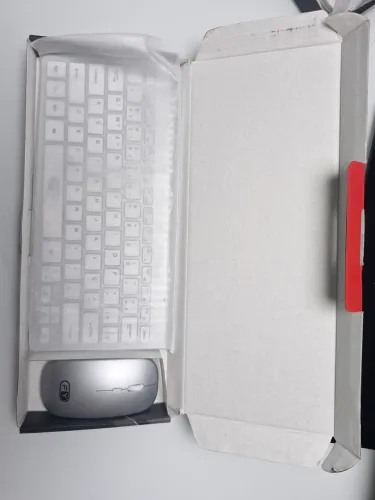 Teclado e Mouse Sem Fio K08 - Novo, Nunca Usado - Caixa Original