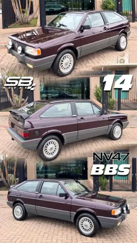 Rodas aro 14 Volkswagen gol Gts Bbs Nv47 Prata 4x100 novas