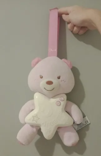 ursinho chicco móbile com som e luz