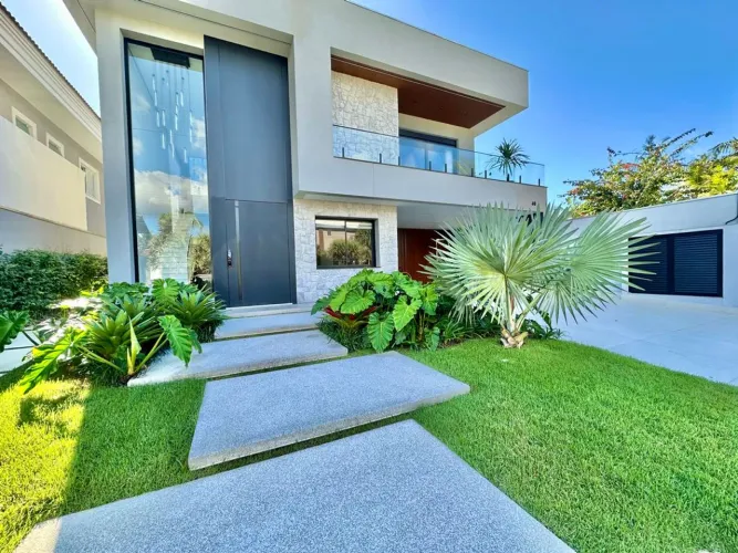 Casa Alto Padrão Novíssima e Moderna no condomínio Jardim Acapulco Guarujá