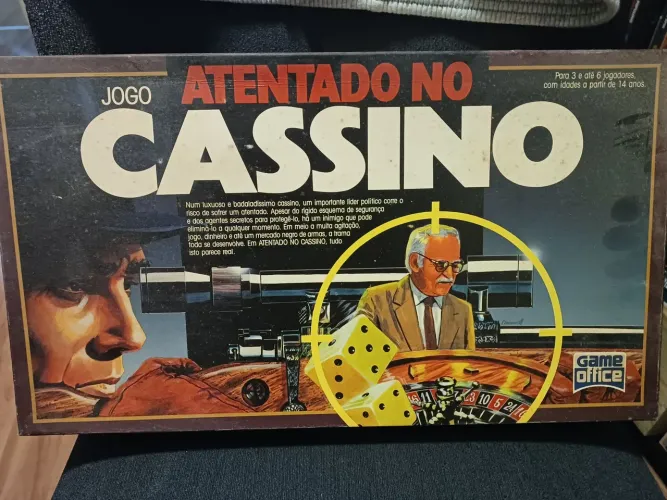 Jogo tabuleiro : Atentado no Cassino(Completo)