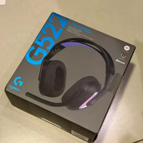 Headset Logitech G522 sem uso