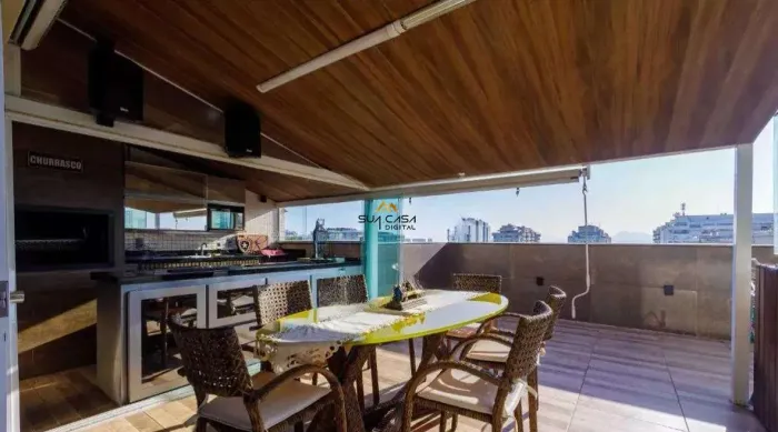 Barra da Tijuca | Cobertura 3 quartos, sendo 3 suites REF: BACB3912