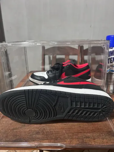 AIR JORDAN 1 LOW WHITE TOE