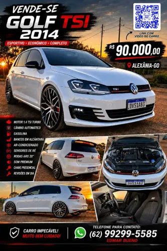 Volkswagen Golf Highline 1.4 TSI 140cv Aut. 2014