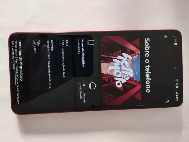 MOTO G86 5G 256 GB(prob.saude) urgente