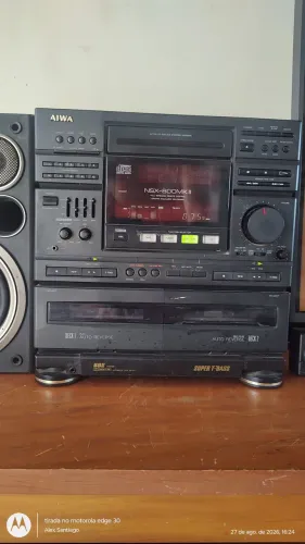 Aiwa NSX 800 MK II e par de caixas