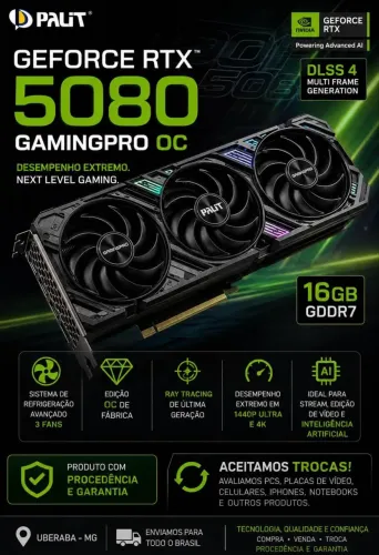 RTX 5080 Palit gaming pro