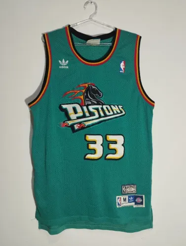 CAMISA BASQUETE RETRÔ DETROIT PISTONS 
