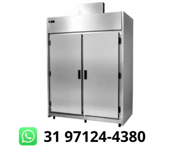 Mini Câmara para Carnes 2 Portas Inox