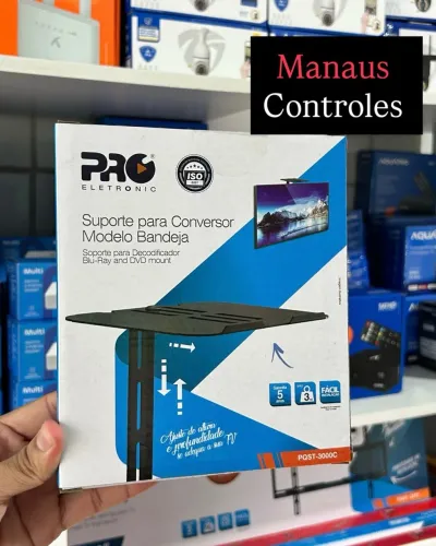 Suporte Fixo de Bandeja para Conversor Digital