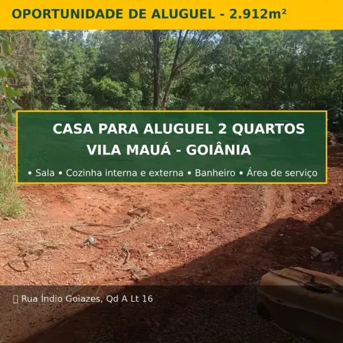 DESCRIÇÃO PRINCIPAL CASA PARA ALUGUEL NA VILA MAUÁ - GOIÂNIA - 2.912m²