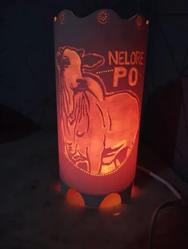 LUMINÁRIA DE PVC TEMA AGRONEGÓCIO