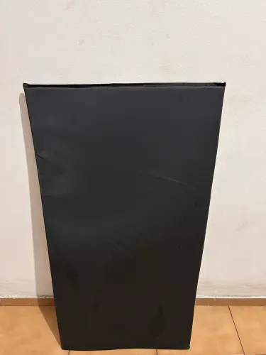 Colchonete de Academia Profissional Natural Fitness: Preto