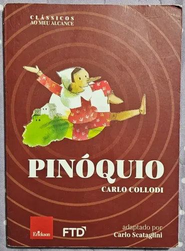 Livro Pinóquio<br><br>