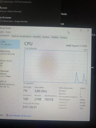 Ryzen 5 5500, 6 núcleos 12 threads