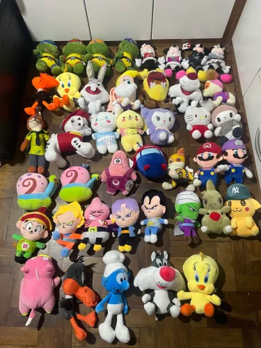 Lote Pelúcias Personagens