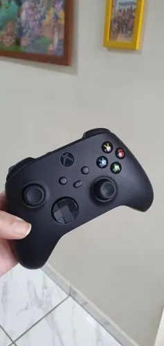 Controle Sem Fio Microsoft Xbox Series X|S Carbon Black, Com Bluetooth e Vibração