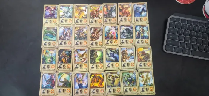 RARO Lote 28 Cards Dracomania Elma Chips Coleção Quase Completa (faltam só 4) Original