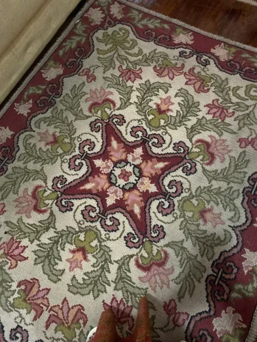 Tapete arraiolo original sem defeitos 2 metros
