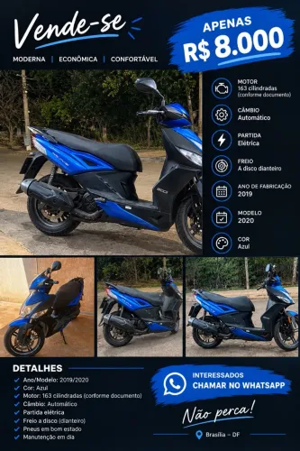 Vende-se moto pode