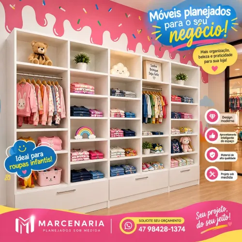 Móveis Planejados para o seu Negócio 