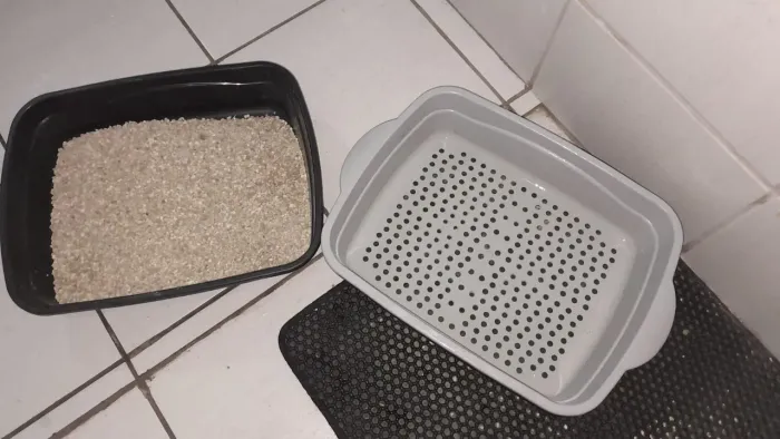 Bandeja Higiênica Premium para gatos (2 bandejas + peneira)