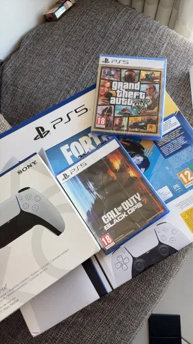 Ps5 1Tb, 2 Jogos, Nota fiscal.