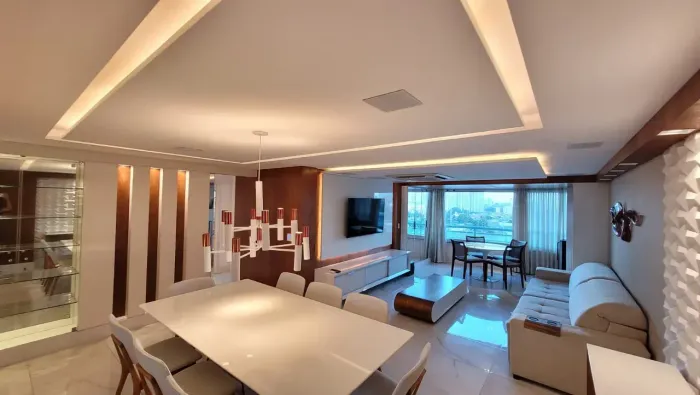 Lindo apartamento com 141m², 3 quartos, 2 suítes, totalmente decorado e mobiliado em Capim