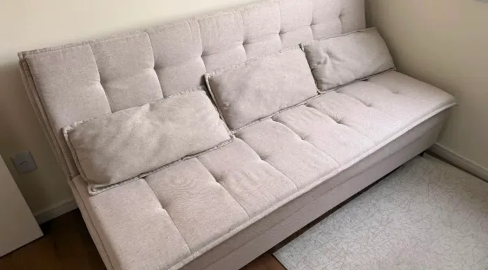Sofá cama linha premium da Ortobom