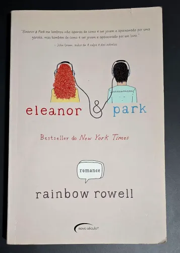 Livro "Eleanor e Park", romance da autora Rainbow Rowell