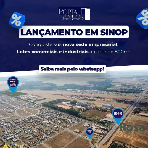 Terrenos ou lotes comercial/industrial para venda, Sinop-MT