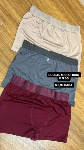 Cuecas microfibras