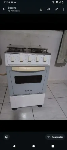 Fogão usado por 280 entrego