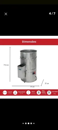 Descascador de legumes