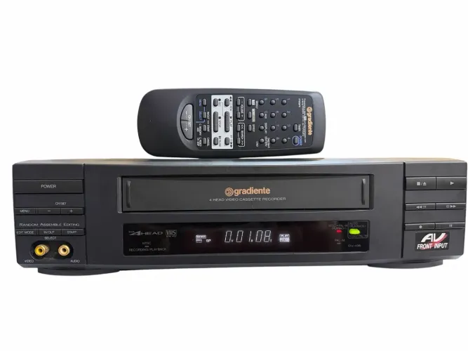 Video Cassete Gradiente GV-408 impecável (JVC HR-J401M).