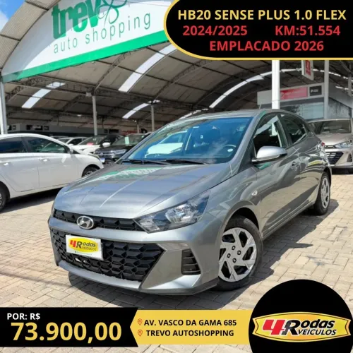 Hyundai HB20 Sense 1.0 Flex 12V MEC 2025