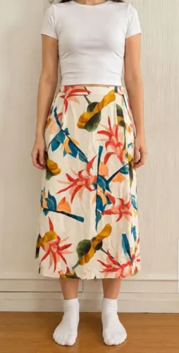 Saia midi florida